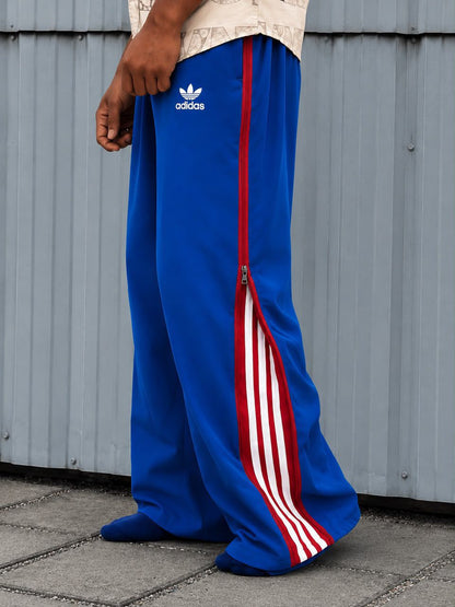 Retro striped track pants