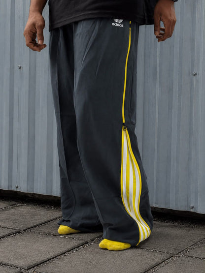 Retro striped track pants