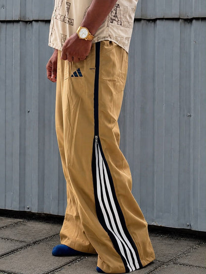 Retro striped track pants
